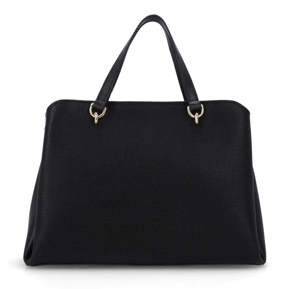 BOLSA TOTE GRANDE TRAMADO PRETO - 2000521